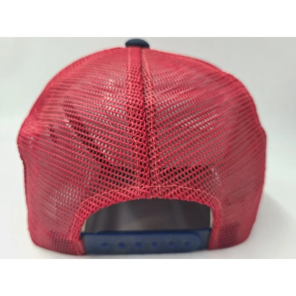 Vintage‎ Minnesota Twins Twins Enterprise Mesh Trucker Snapback Hat Cap MLB Red
